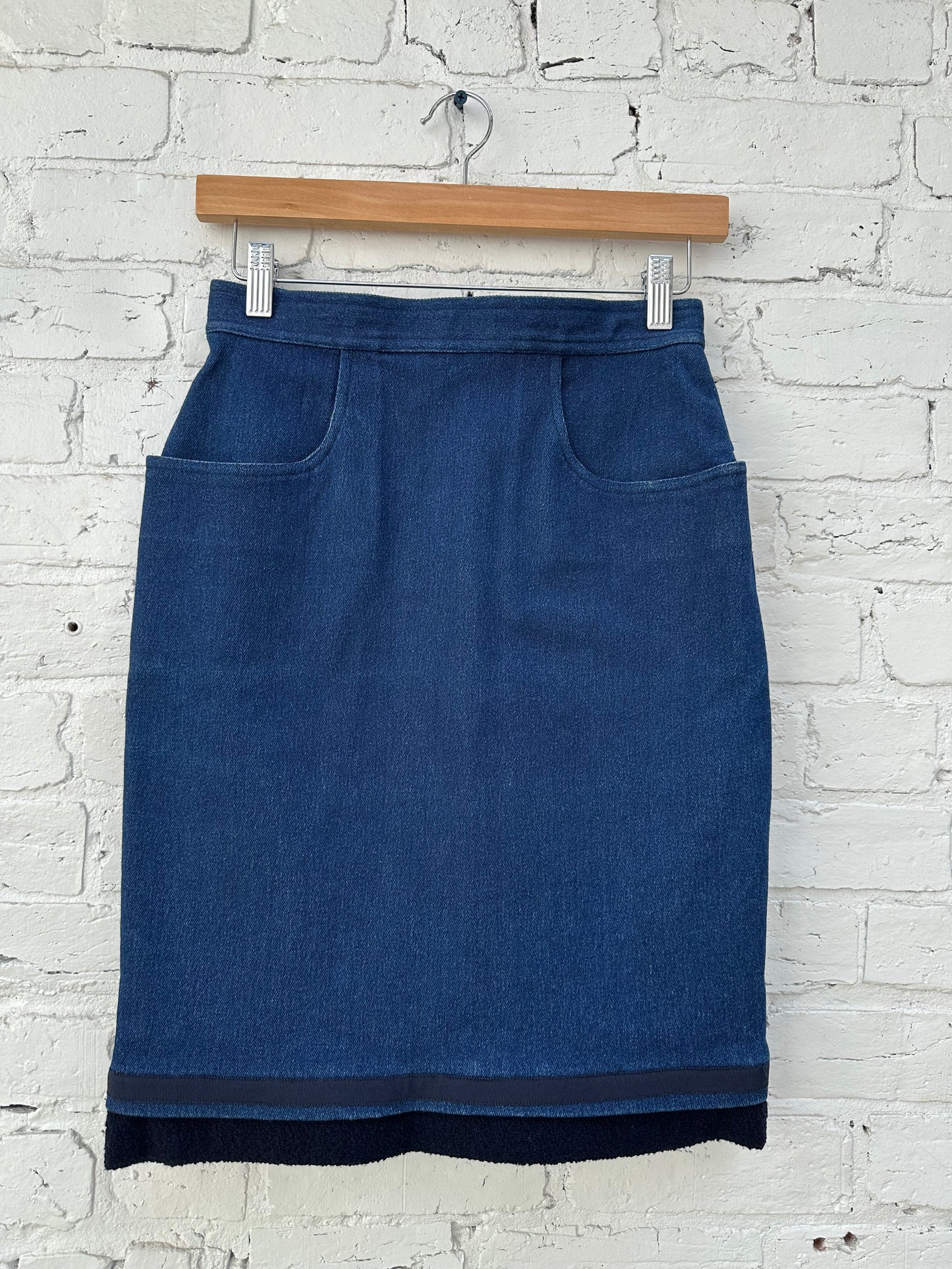 Chanel Denim Skirt 38