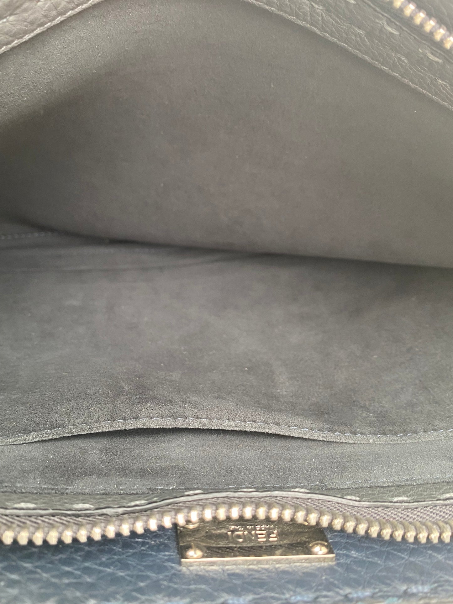 Fendi Grey Peakaboo XL Bag SHW
