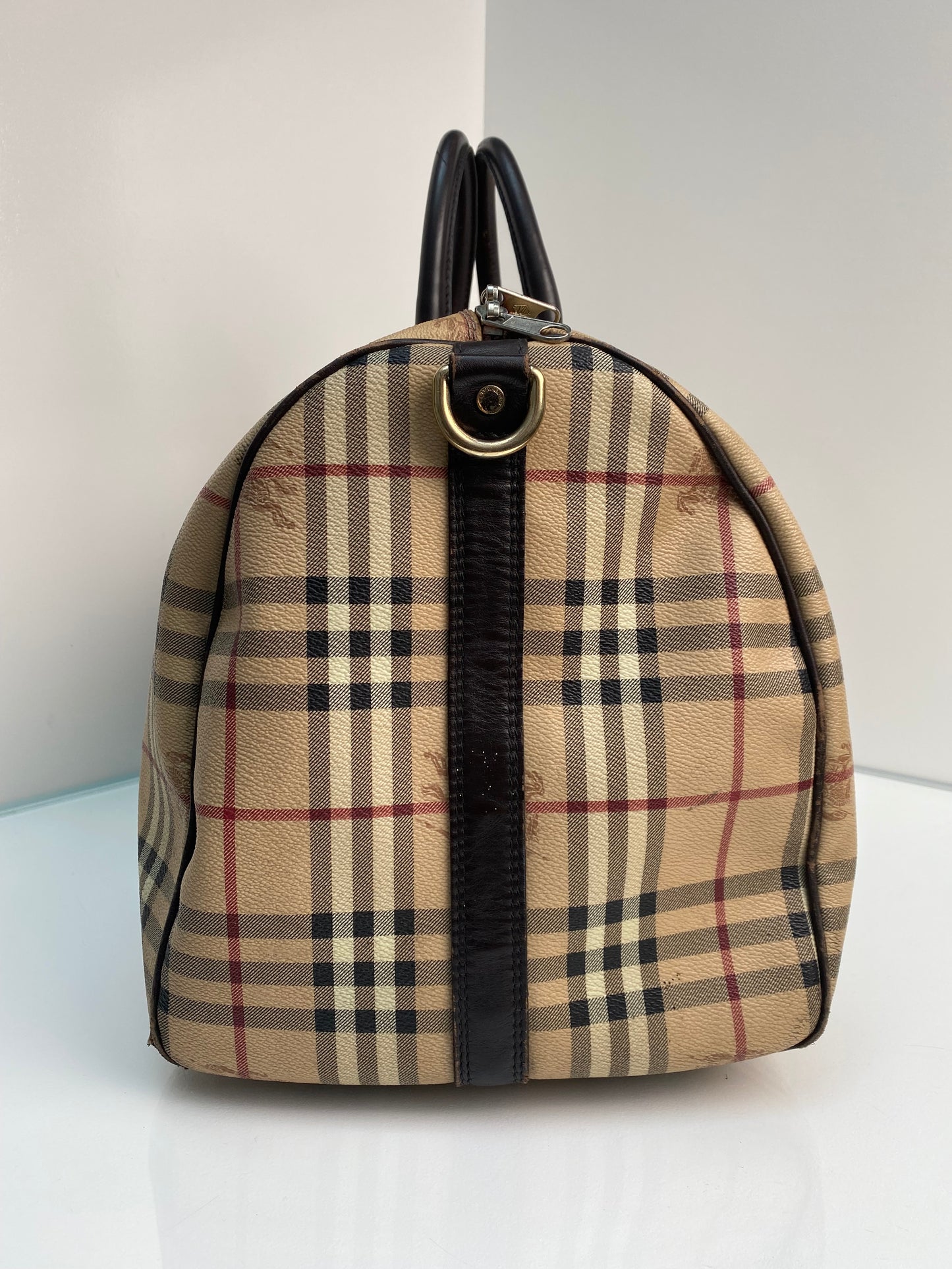 Burberry Vintage Tartan Duffle Bag (As Is)