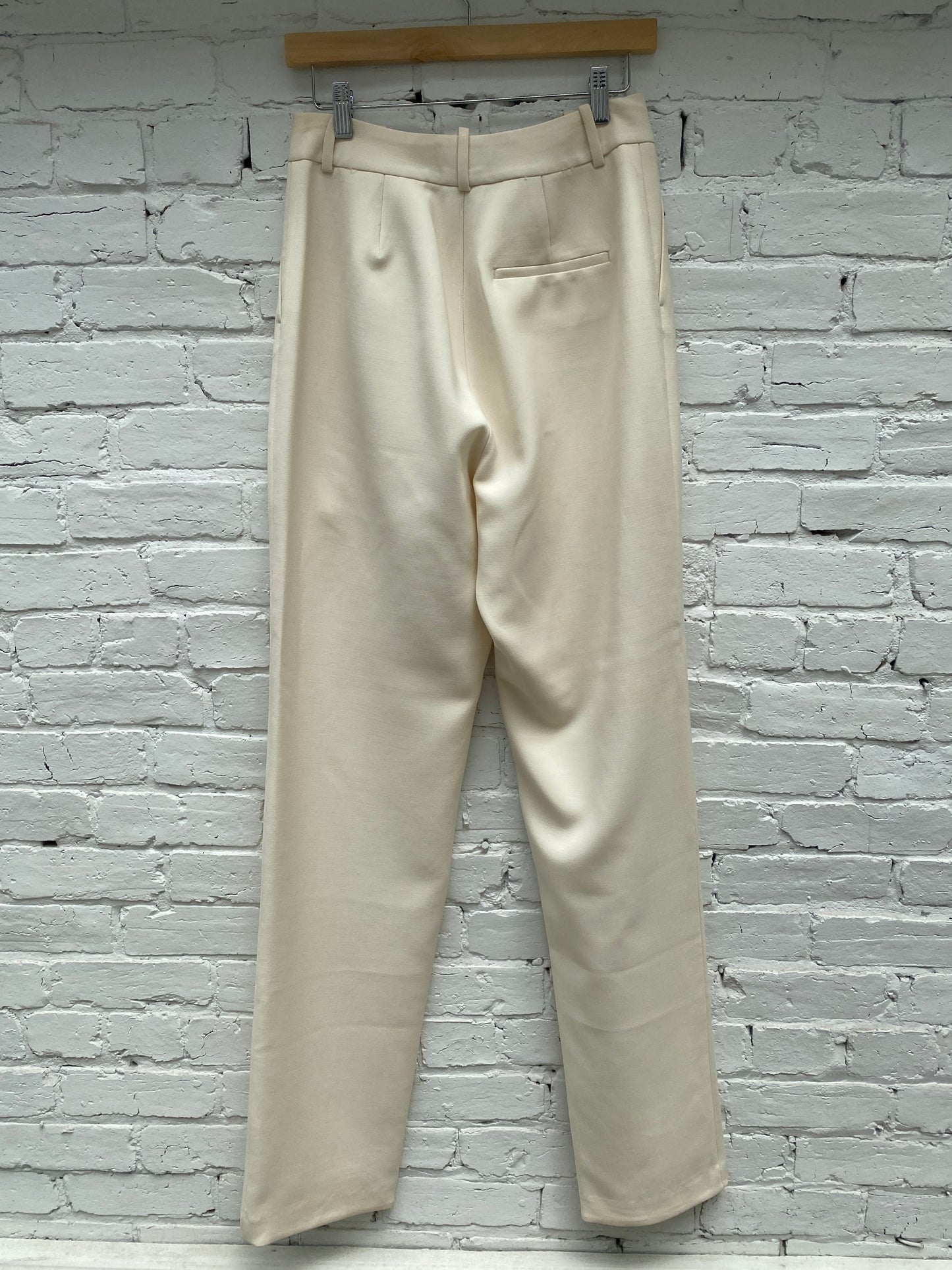 Area Cream Crystal Claw Pants, 8