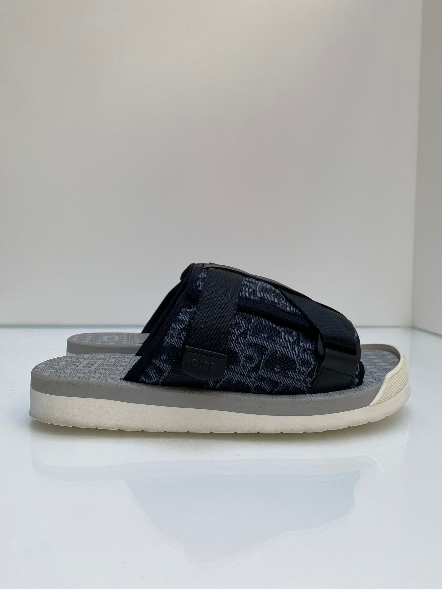 Christian Dior Alpha Blue Slides, 42