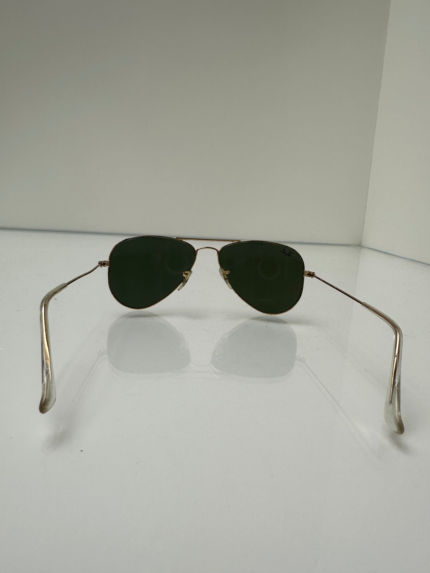 Rayban Gold Aviator Sunglasses