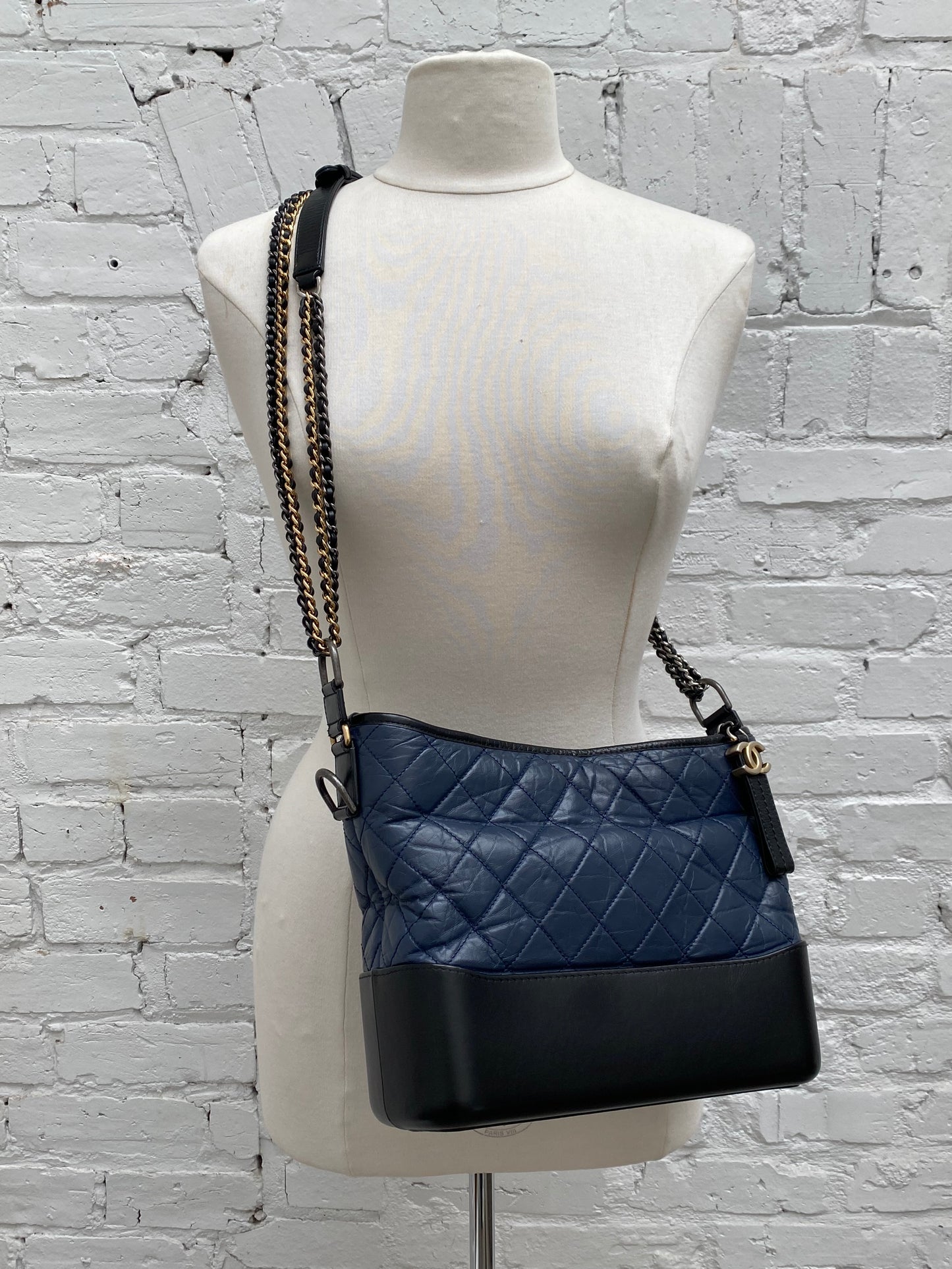 Chanel Navy & Black Gabrielle Bag TTHW