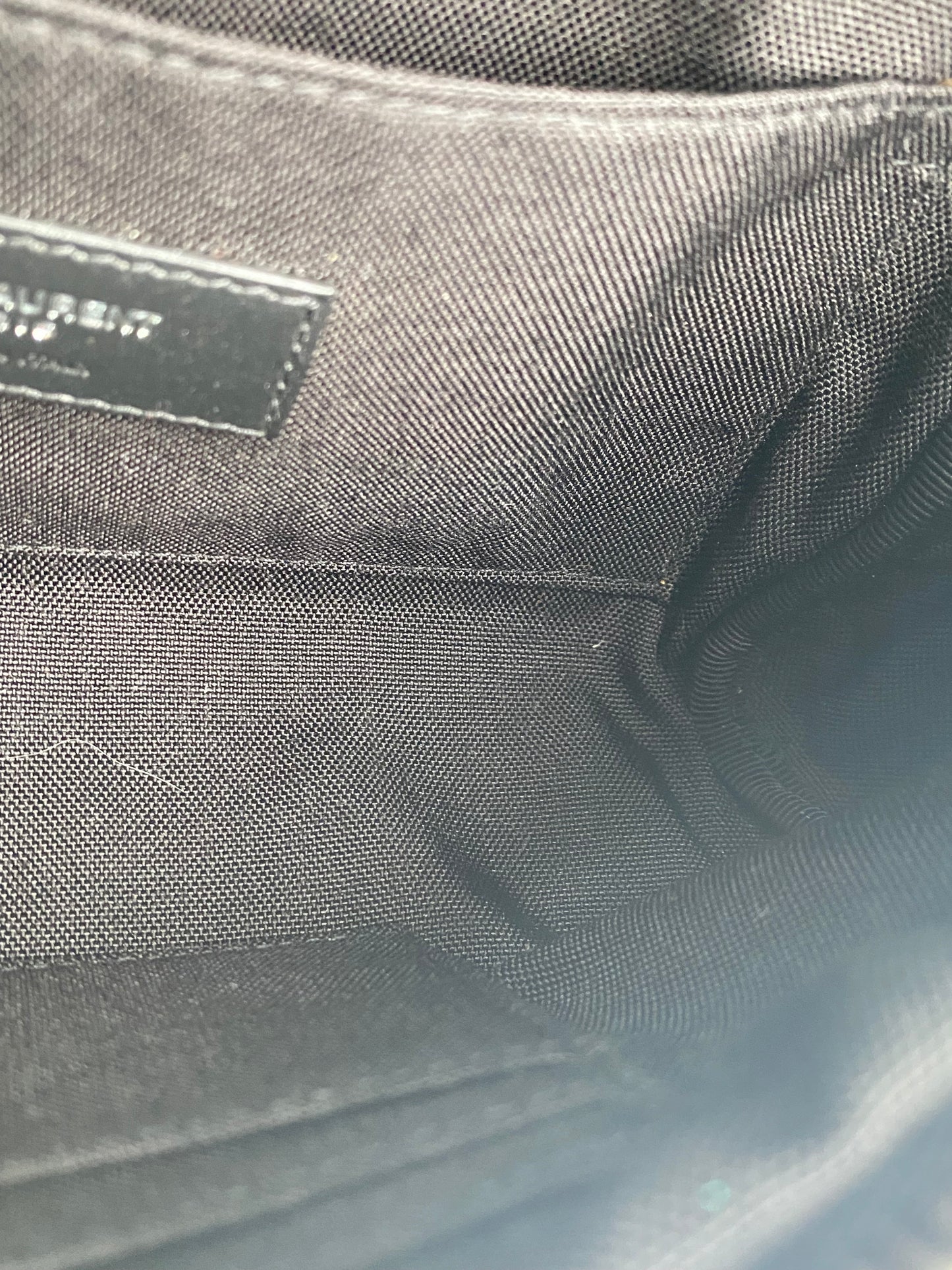 Saint Laurent Blue, Green, & Red Striped Wool Bum Bag SHW