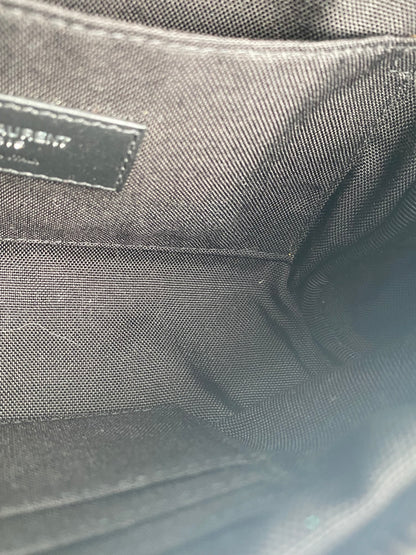 Saint Laurent Blue, Green, & Red Striped Wool Bum Bag SHW