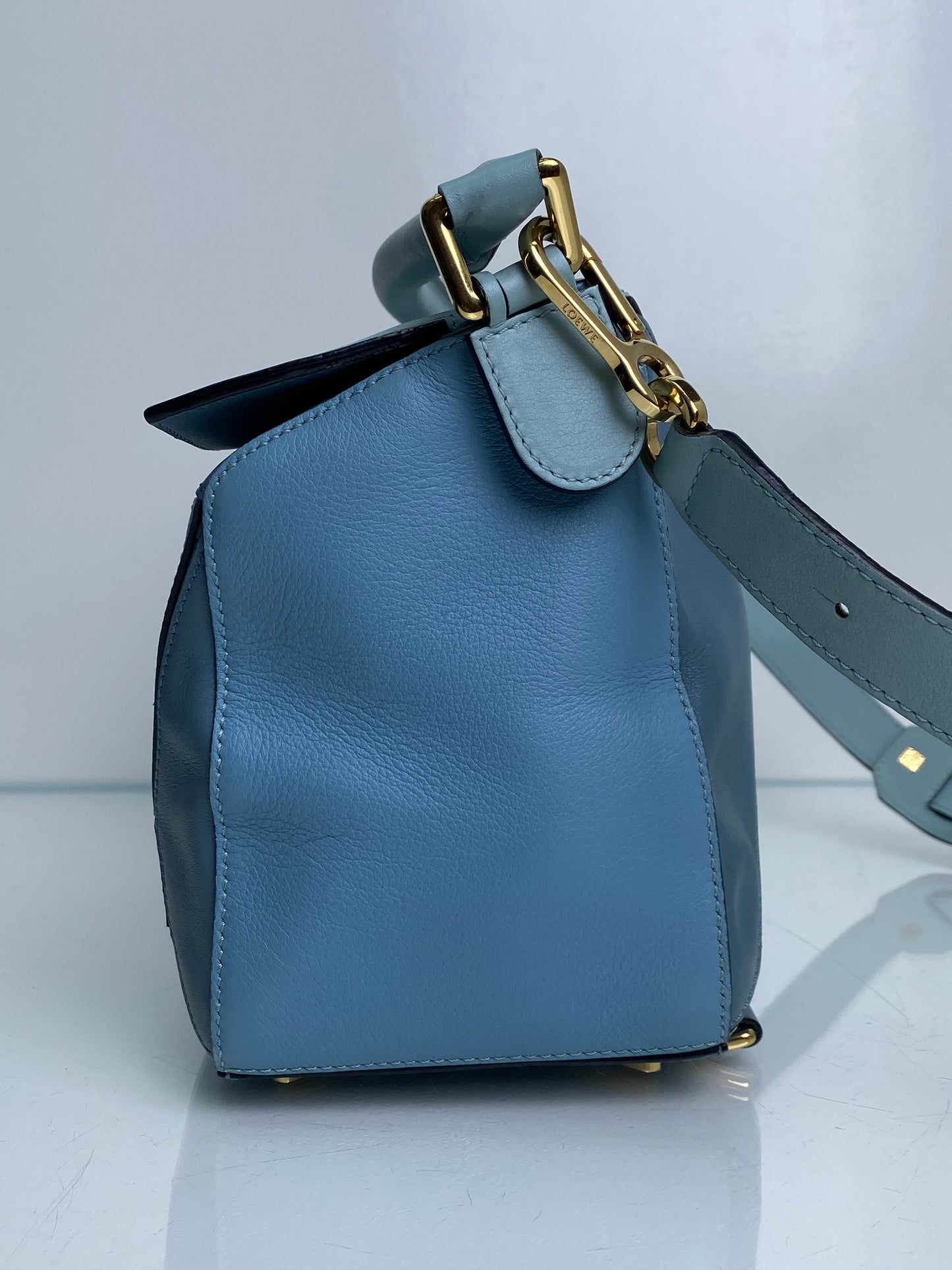 Loewe Shades Of Blue Puzzle Bag GHW