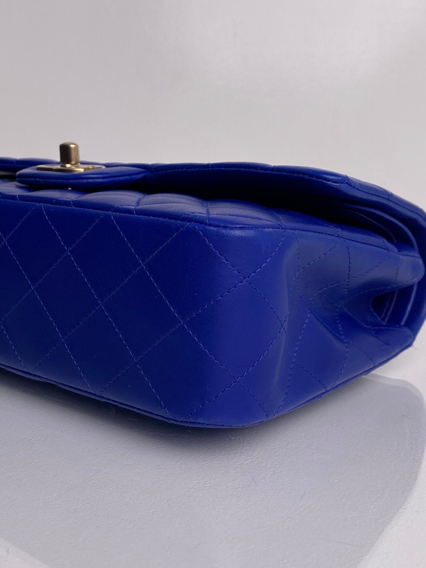 Chanel Medium Royal Blue Lambskin Matte GHW