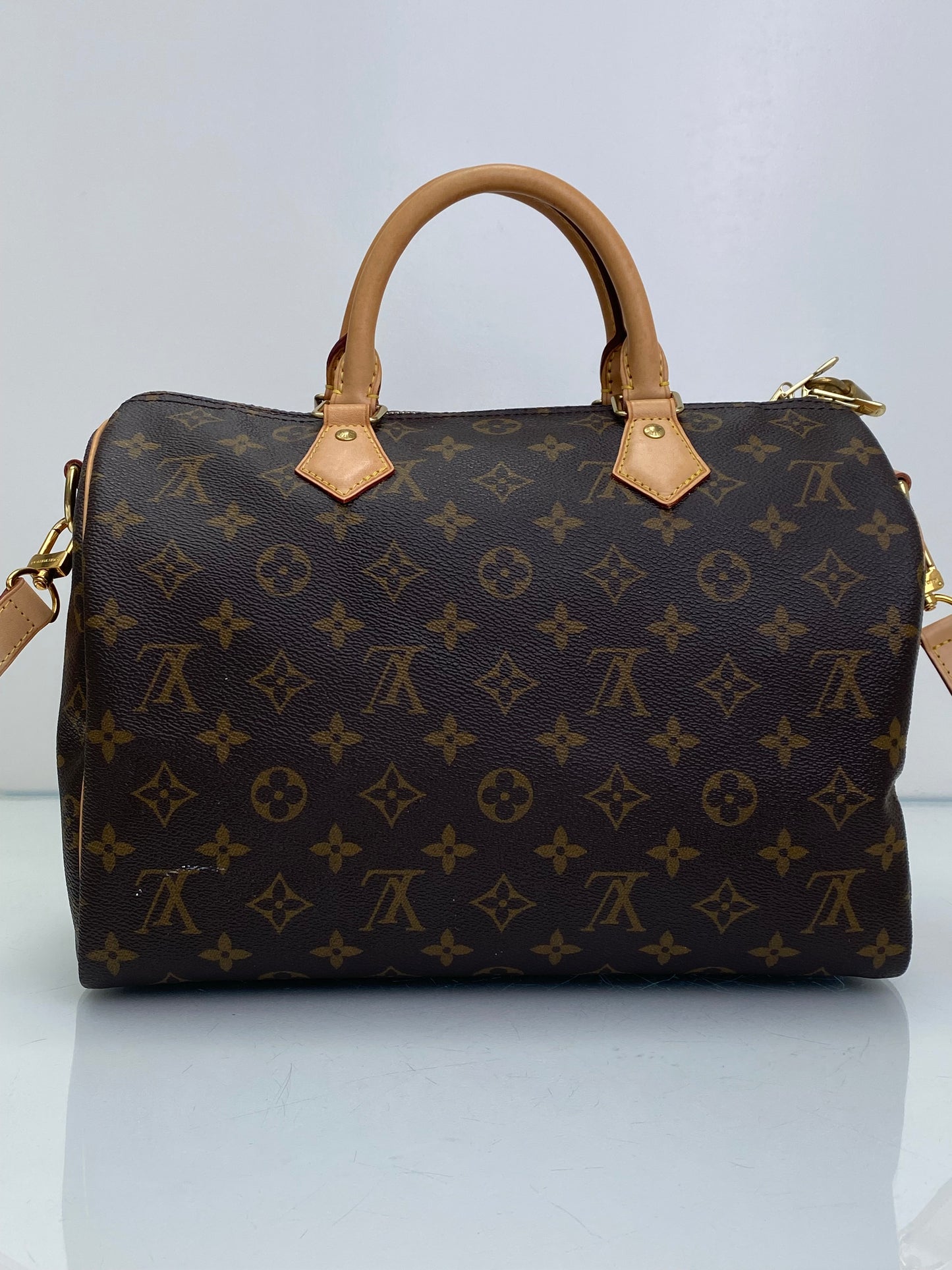 Louis Vuitton Monogram Speedy Bandoulière 30 Bag GHW