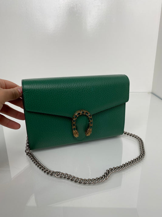 Gucci Dionysus Green Wallet on Chain