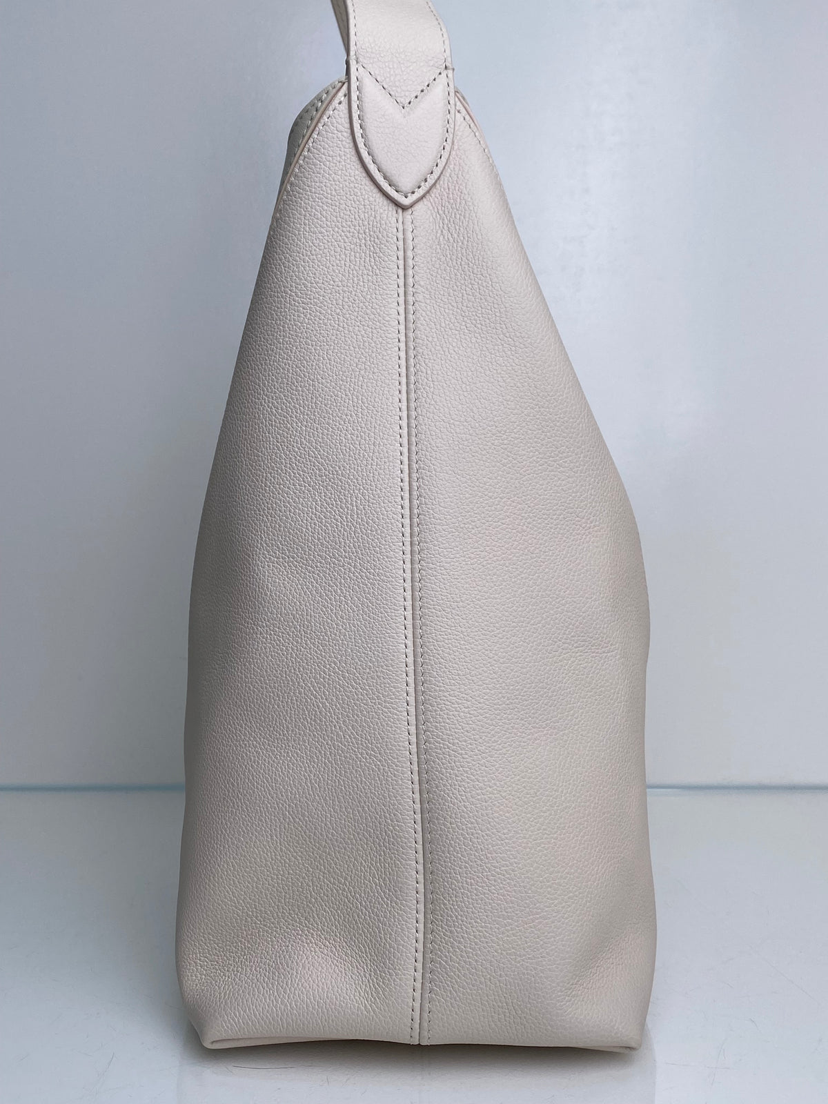 Louis Vuitton V Quartz Gris Low Key Hobo MM Bag GHW
