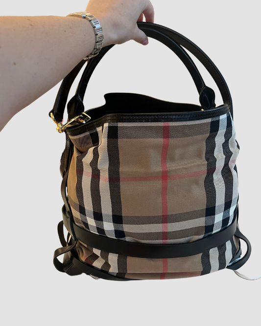 Burberry Monogram Gosford Bucket Bag
