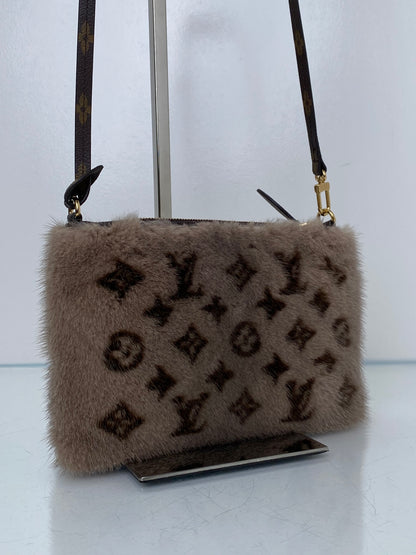Louis Vuitton Brown Monogram Mink Neo Pochette Milla Bag GHW