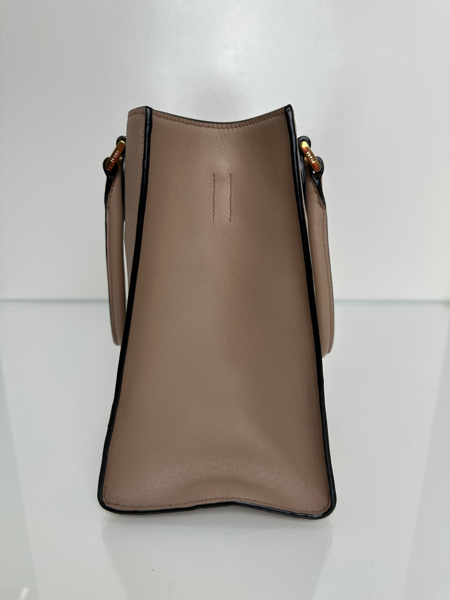 Prada Pink / Nude Saffiano Tote GHW (As Is)