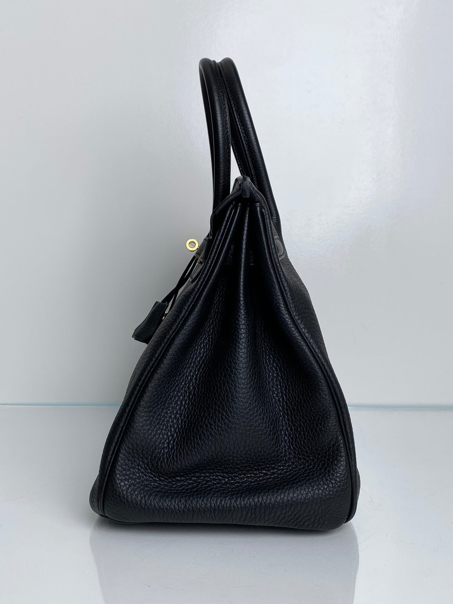 Hermes Birkin 35 Black Togo GHW #P