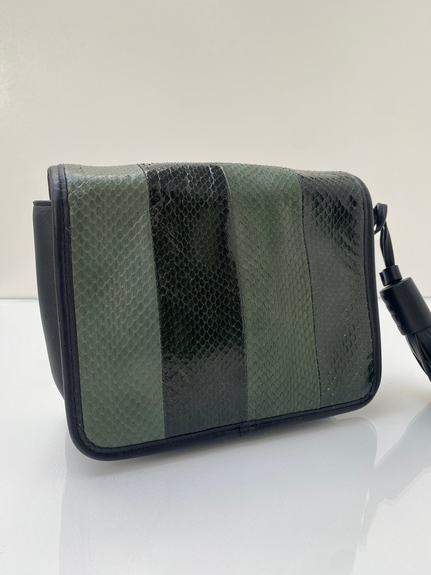 AllSaints Two Tone Green Crossbody