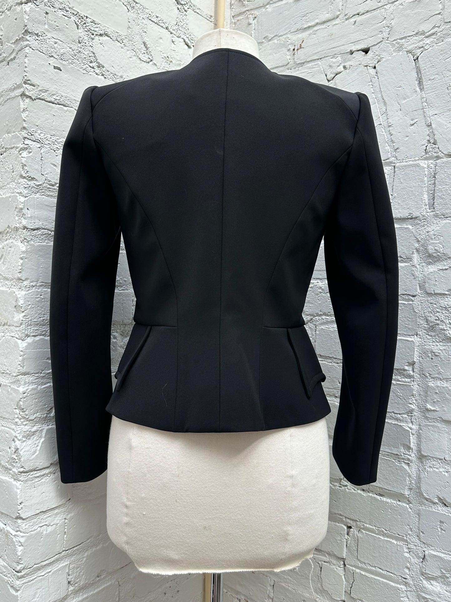 Louis Vuitton Black & Silver Blazer, 34