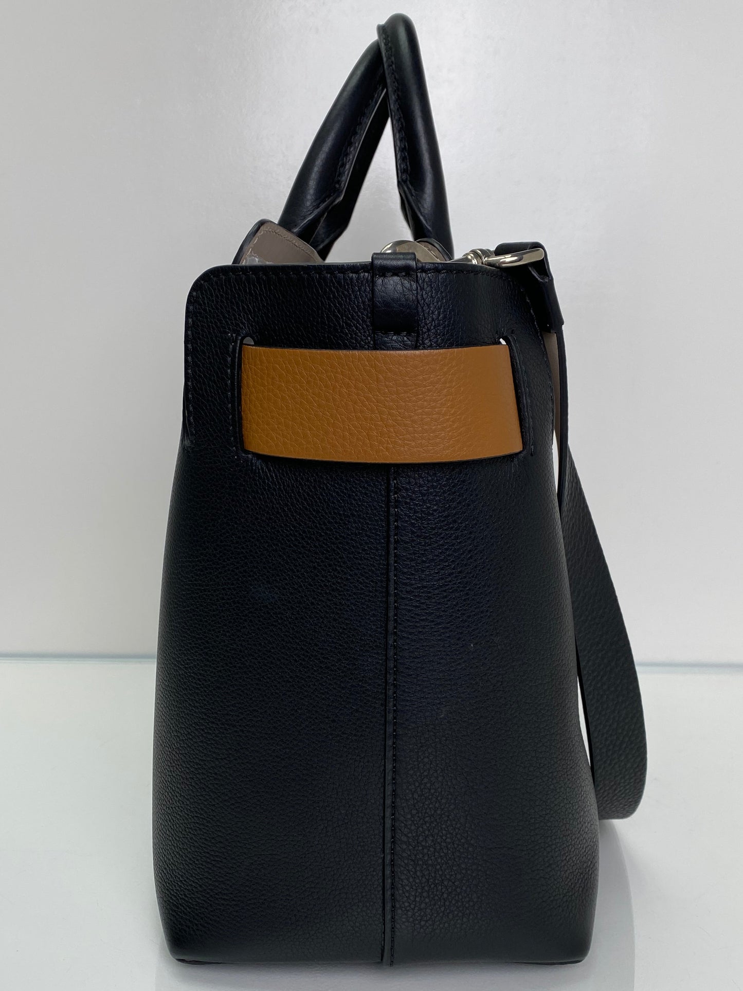 Burberry Black & Brown Marais Belt Bag SHW