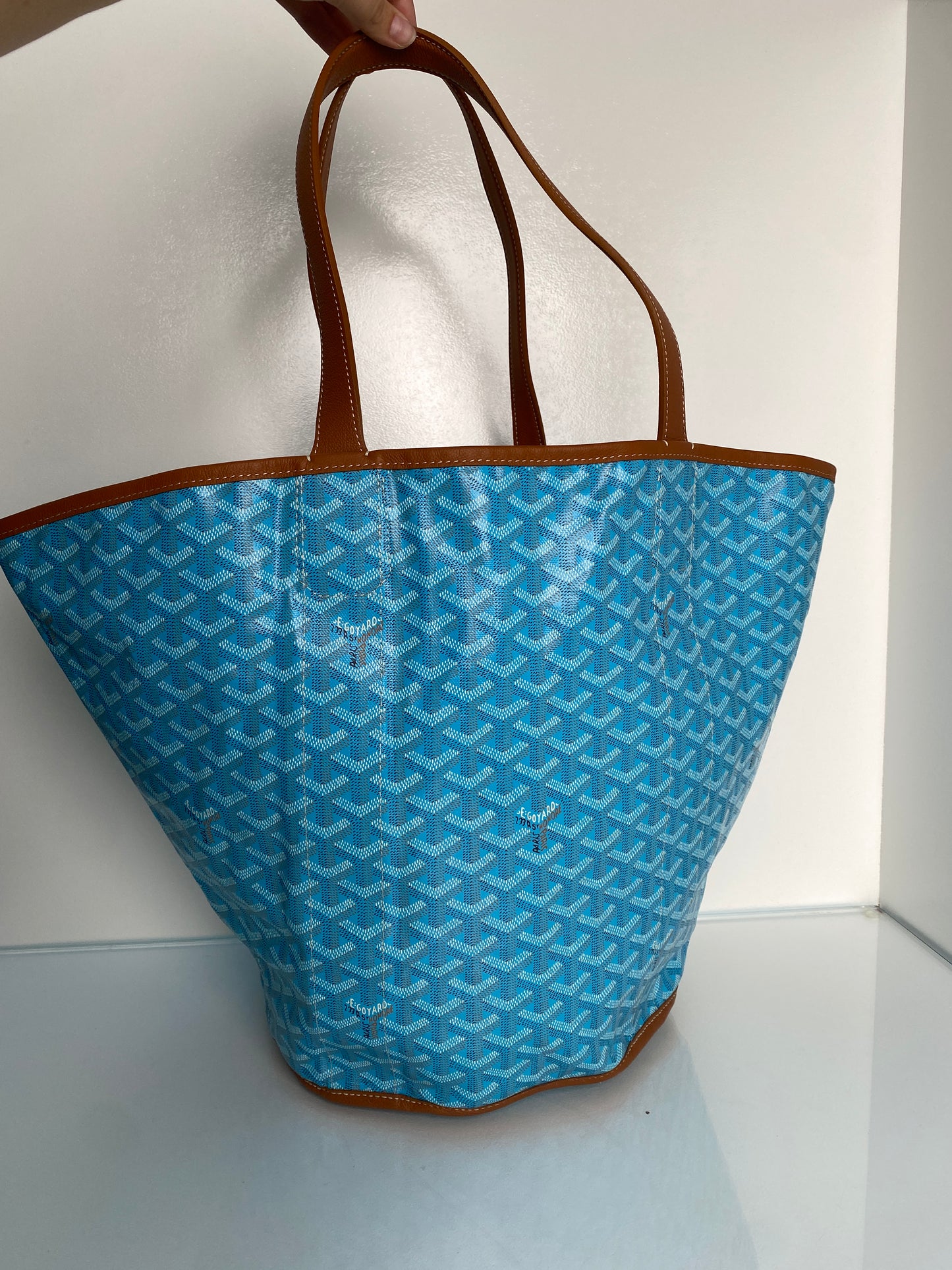 Goyard Blue Reversible Belharra Bag