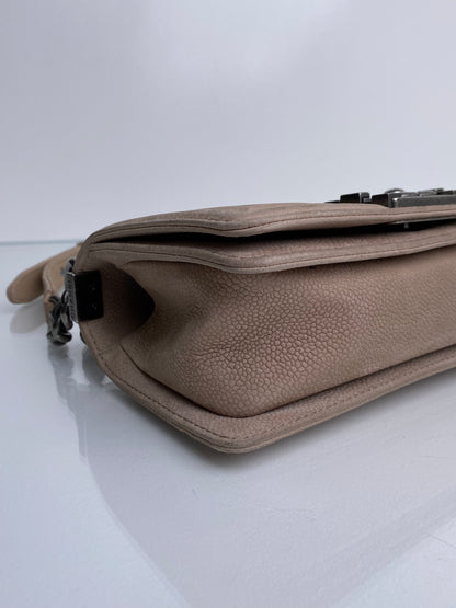Chanel Taupe Boy Bag SHW