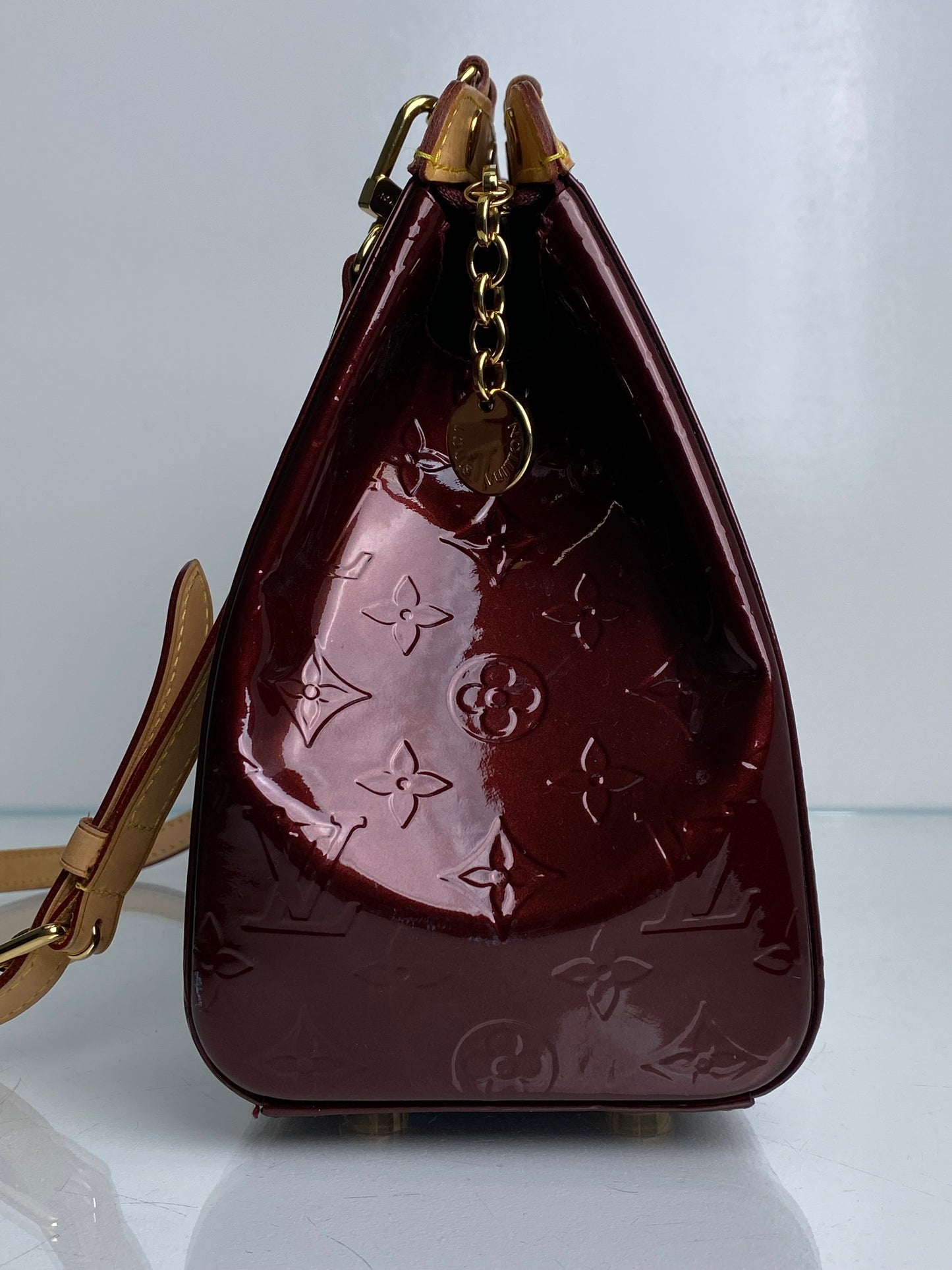 Louis Vuitton Rouge Fauviste Vernis Brea MM Bag GHW