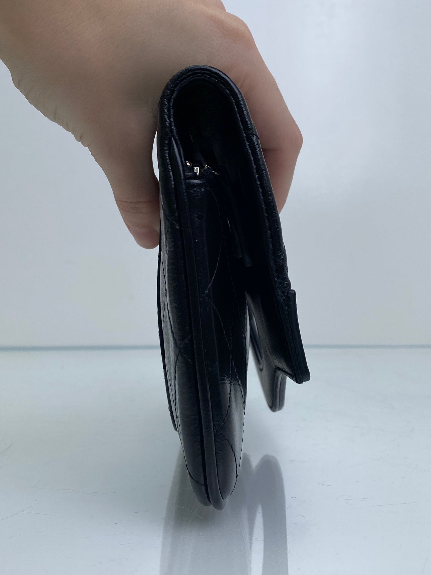 Chanel 31 Black Calfskin Clutch SHW