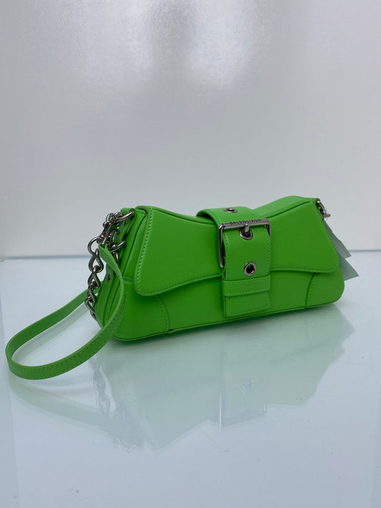Balenciaga Neon Green Lindsay Shoulder Bag
