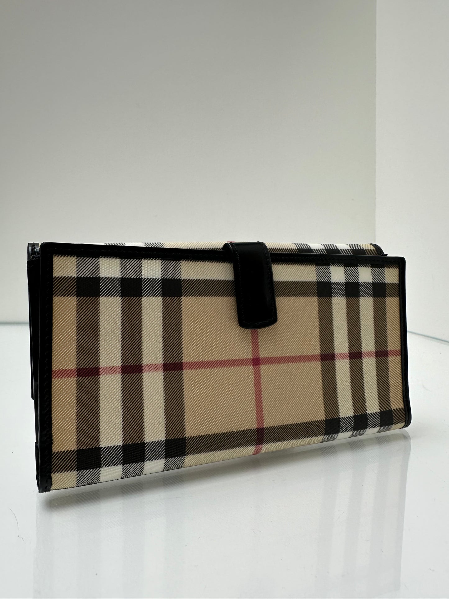 Burberry Tartan Snap Long Wallet