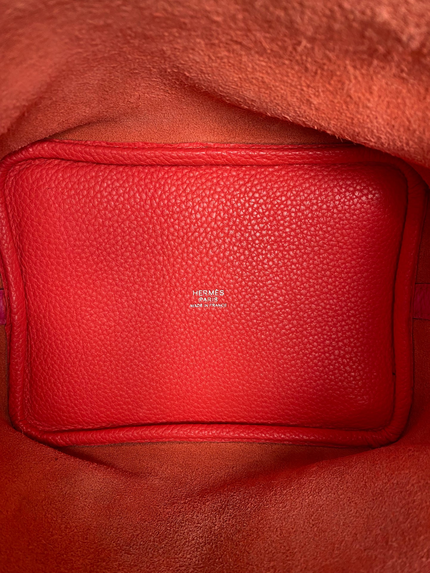 Hermes Picotin 18 Rose Mexico Clemence PHW #R