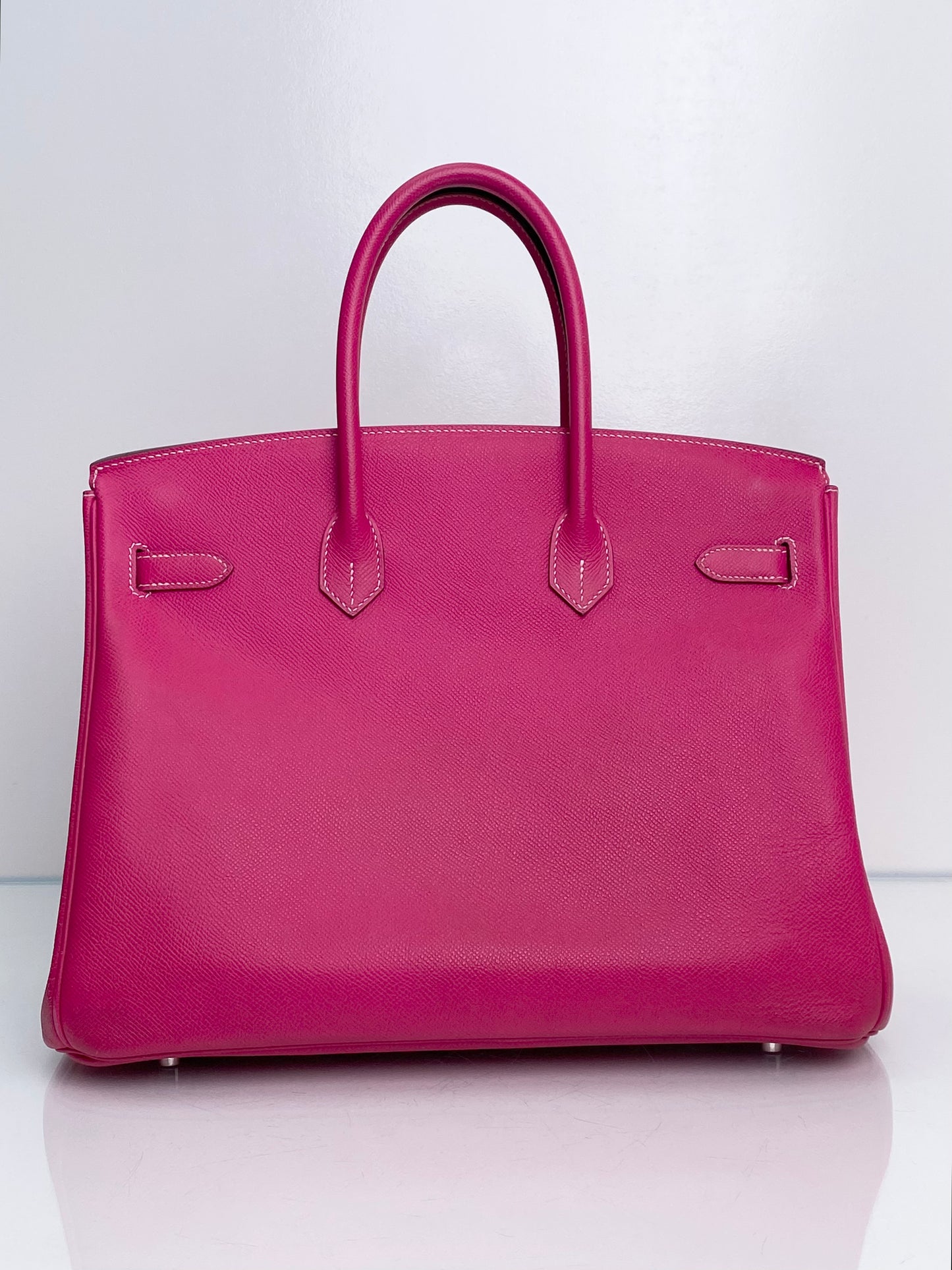 Hermes Birkin 35 Rose Tyrien Candy PHW #N