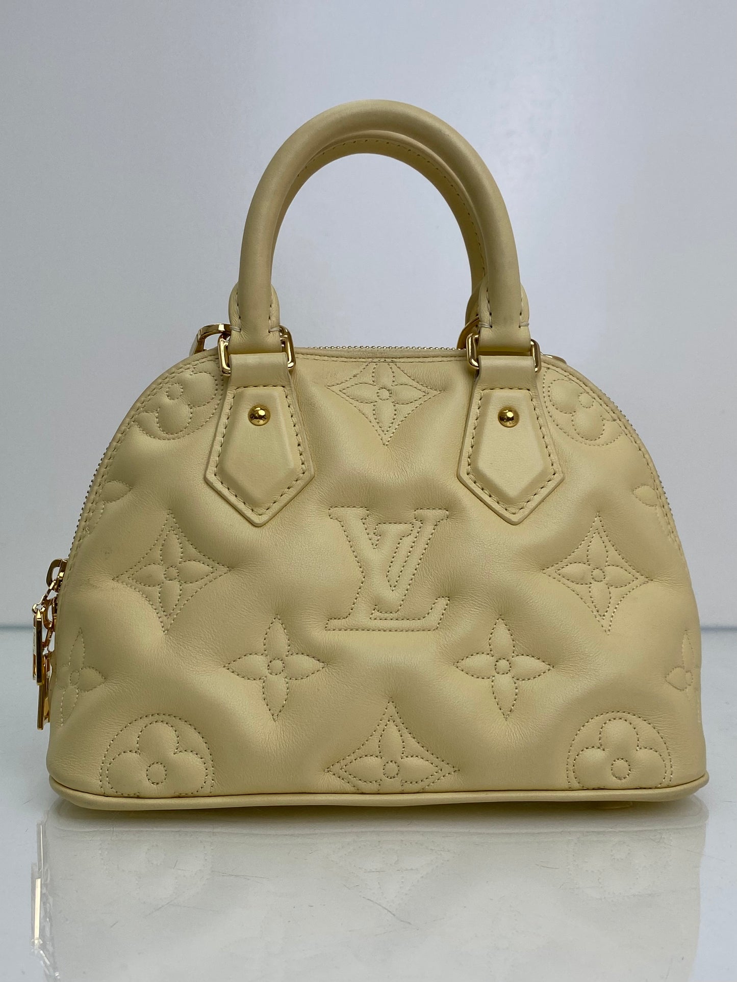 Louis Vuitton Yellow Bubblegram Alma BB Bag GHW