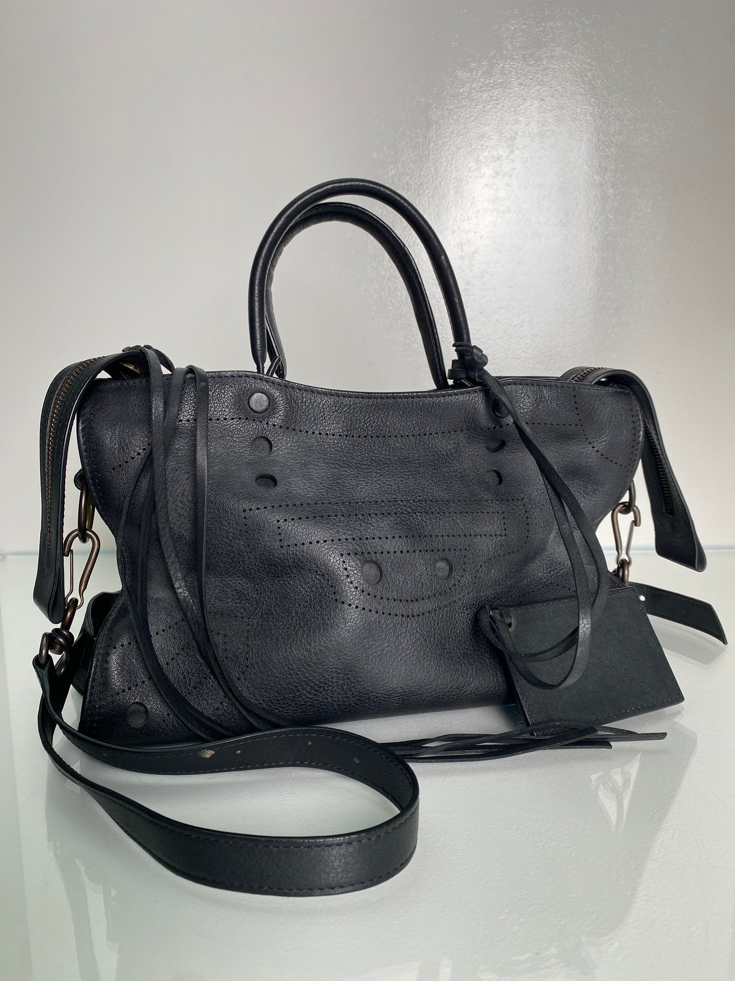 Balenciaga Small Blackout City Bag