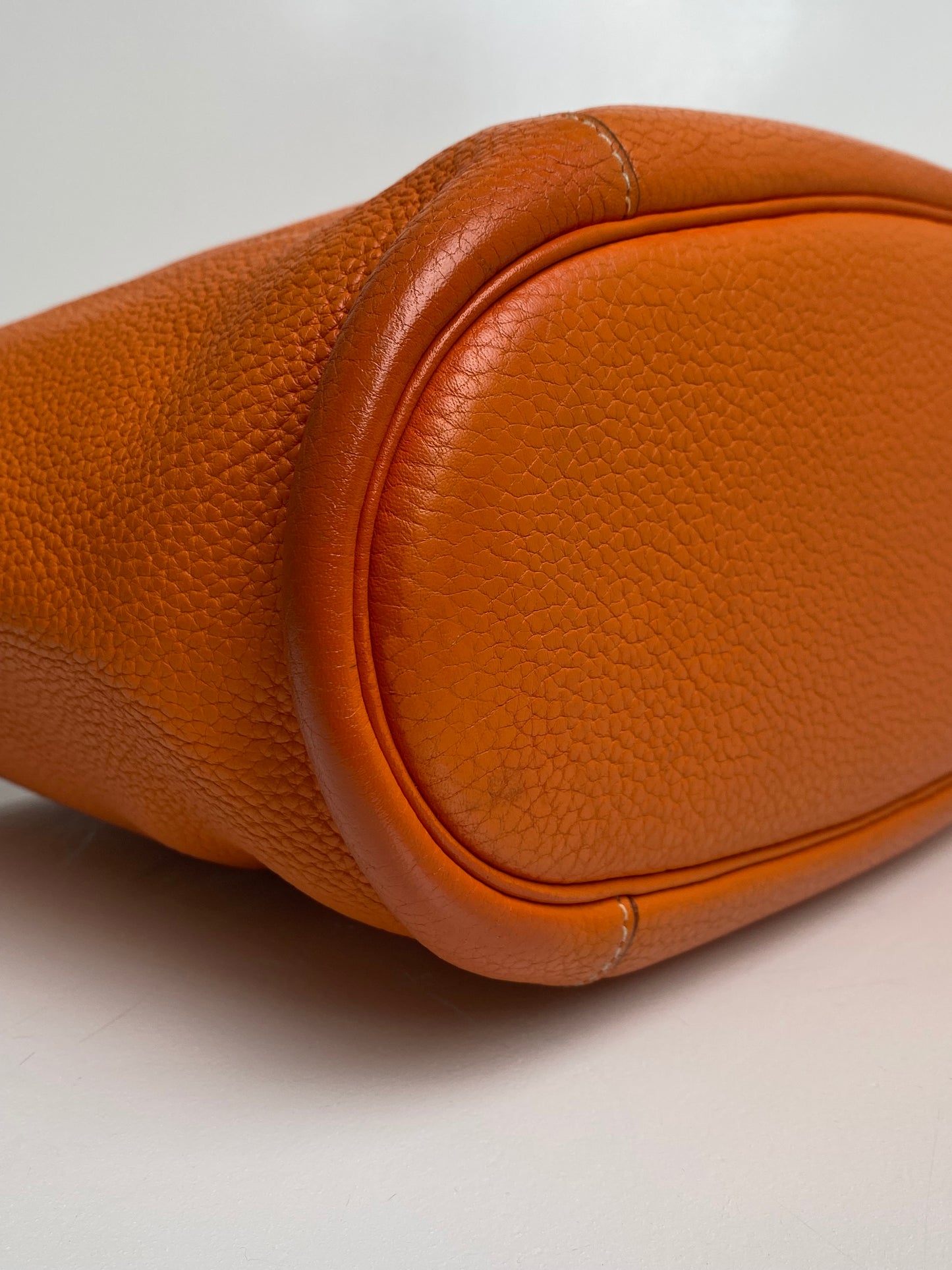 Hermes Good News Orange Clemence PHW #L