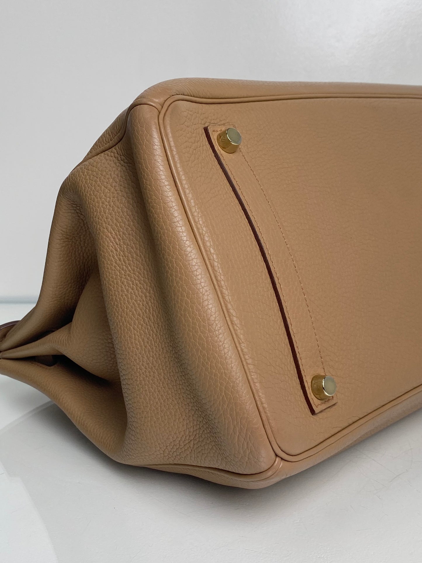 Hermes Birkin 35 Tabac Camel GHW #P