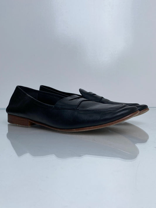 Polo Ralph Lauren Black Leather Loafers, 10