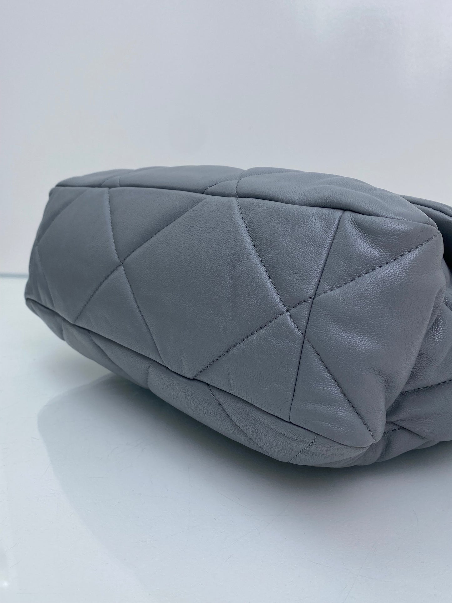 Chanel 19 Large Grey Calfskin TTHW