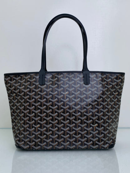 Goyard Black Artois PM Bag SHW