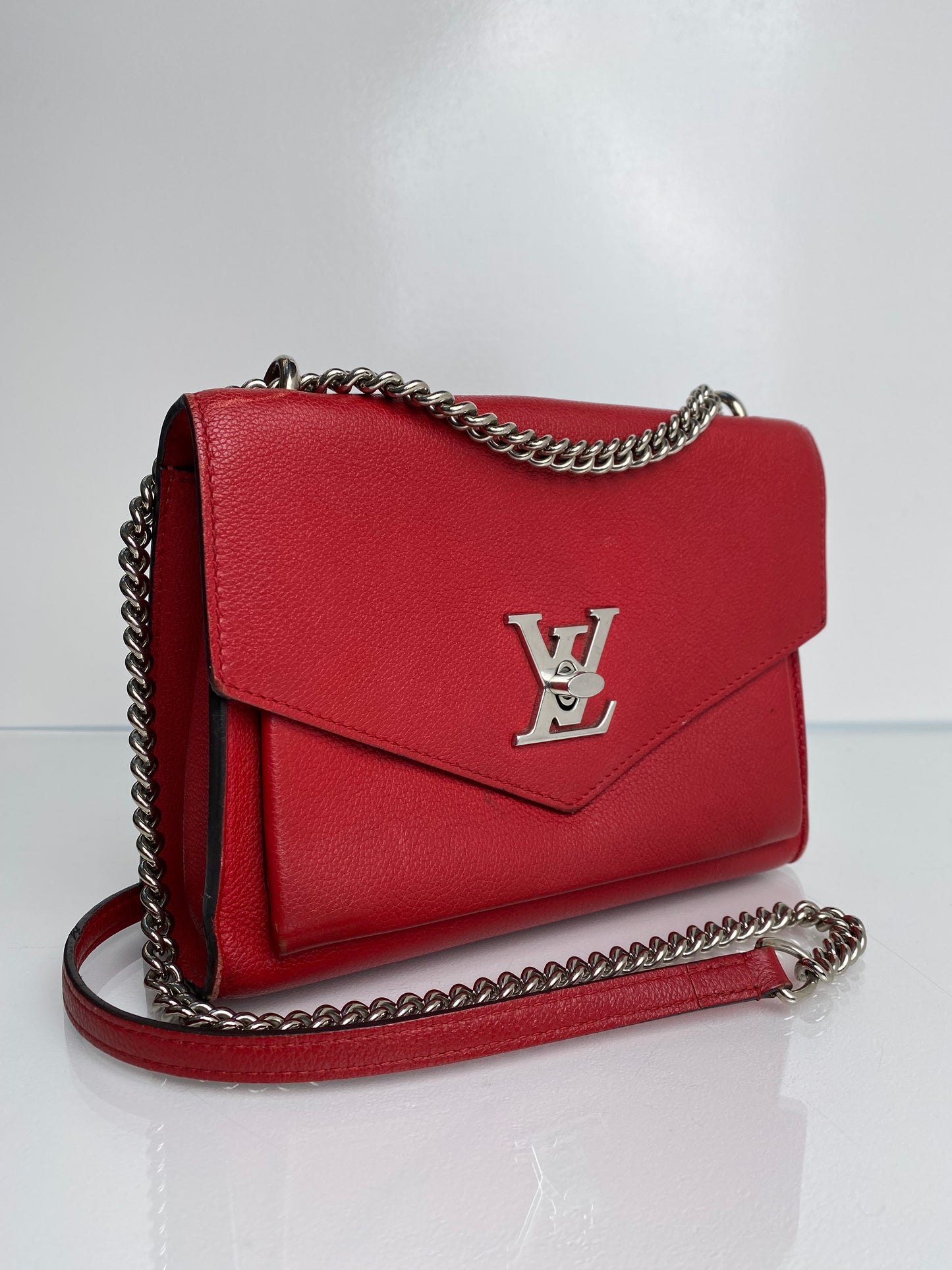 Louis Vuitton Mylockme Red Bag