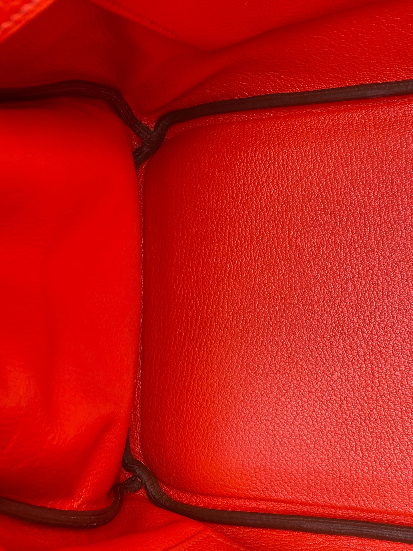 Hermes Birkin 35 Rouge Pivoine Togo GHW #X