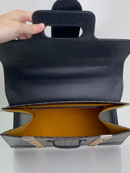 Goyard Black GM Goyardine Saigon Top Handle Tote Bag SHW