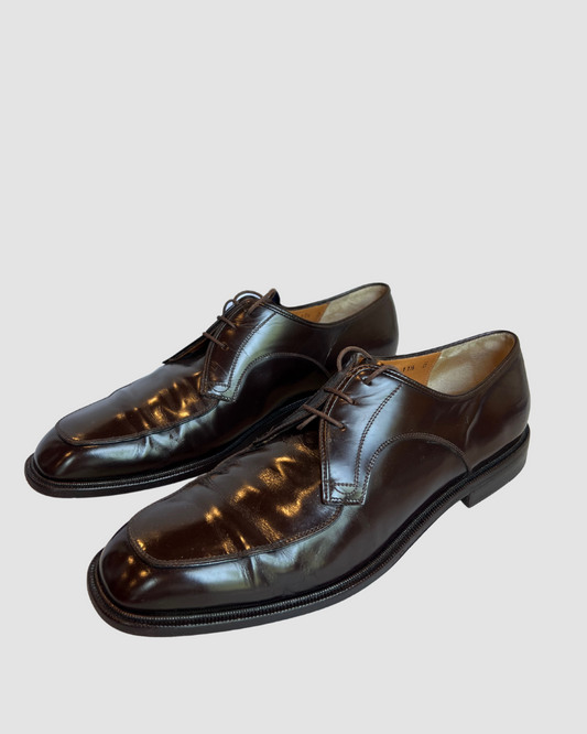 Salvatore Ferragamo Mocca Calf Corado Shoes, 11