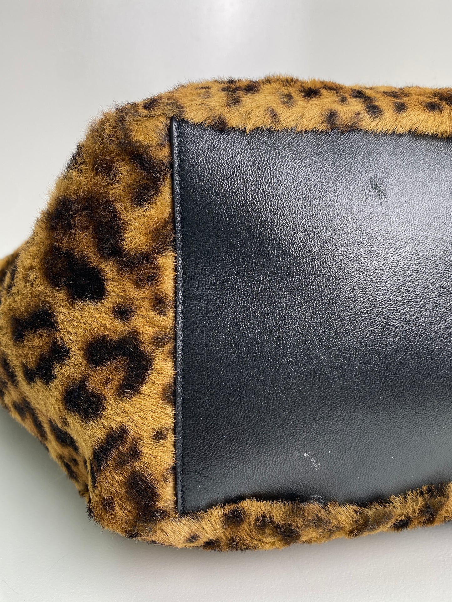 Saint Laurent Le 5 a 7 Bea Bag Pony Hair GHW