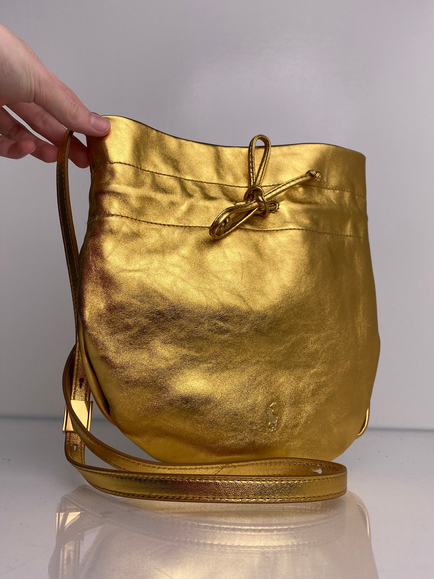 Ralph Lauren Gold Pouch