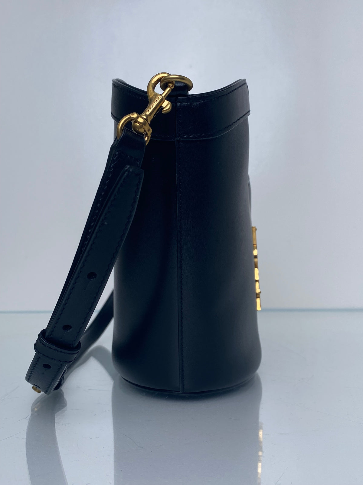 Saint Laurent Black Celia Tote Bag GHW