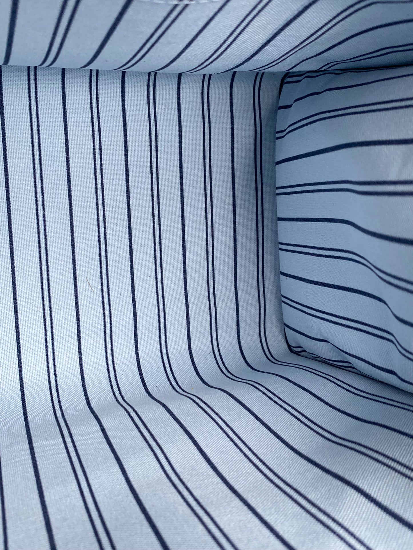 Louis Vuitton Tan & Navy Raffia On The Go Bag GHW