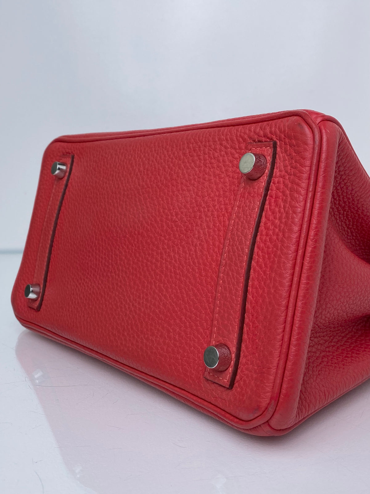 Hermes Birkin 25 Rouge Casaque Togo #C