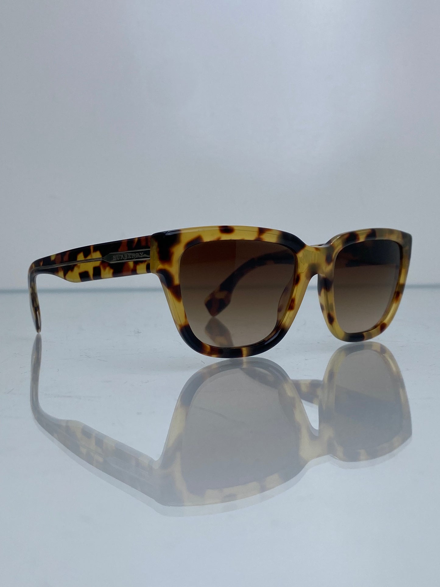 Burberry Tortoise & Silver Sunglasses