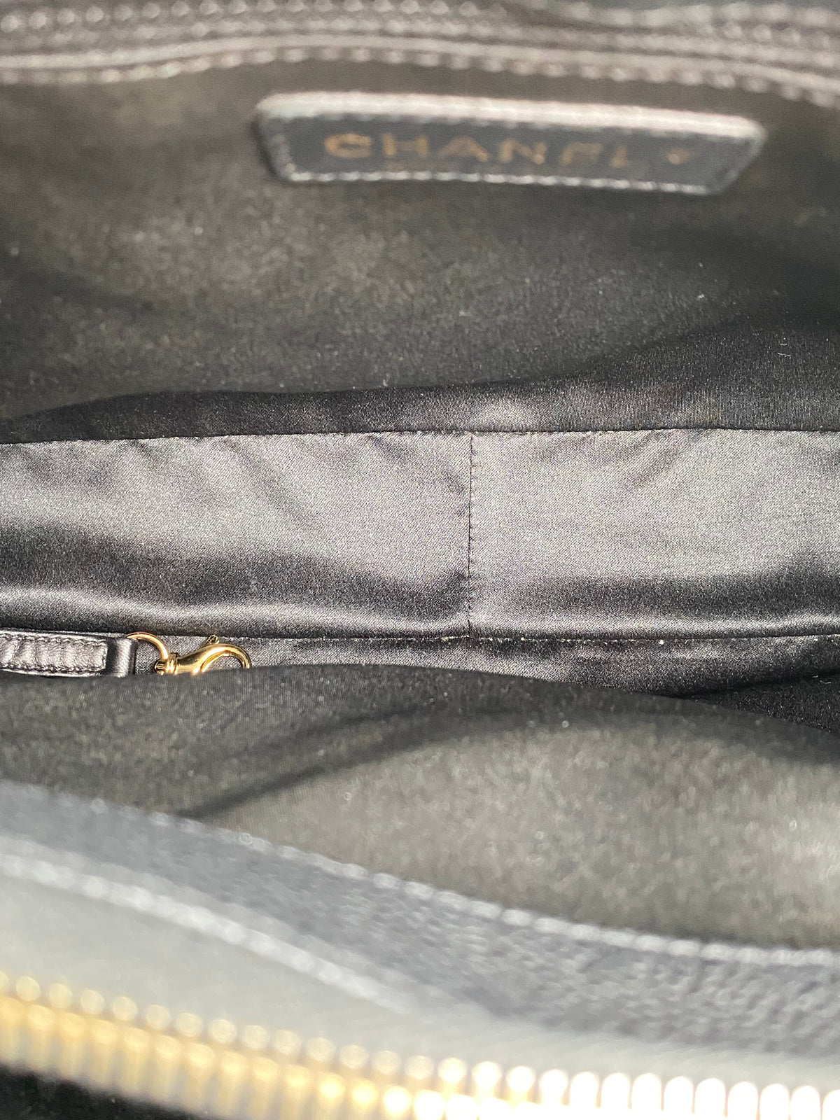 Chanel Black Caviar GST Bag GHW #17