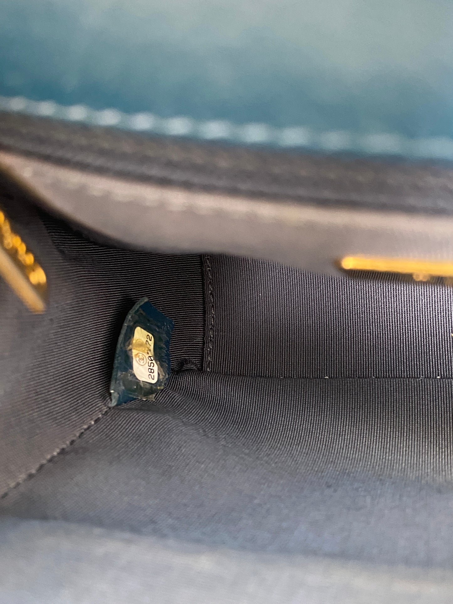 Chanel Teal Quilted Lamsbkin Infinity Top Handle Bag GHW #28