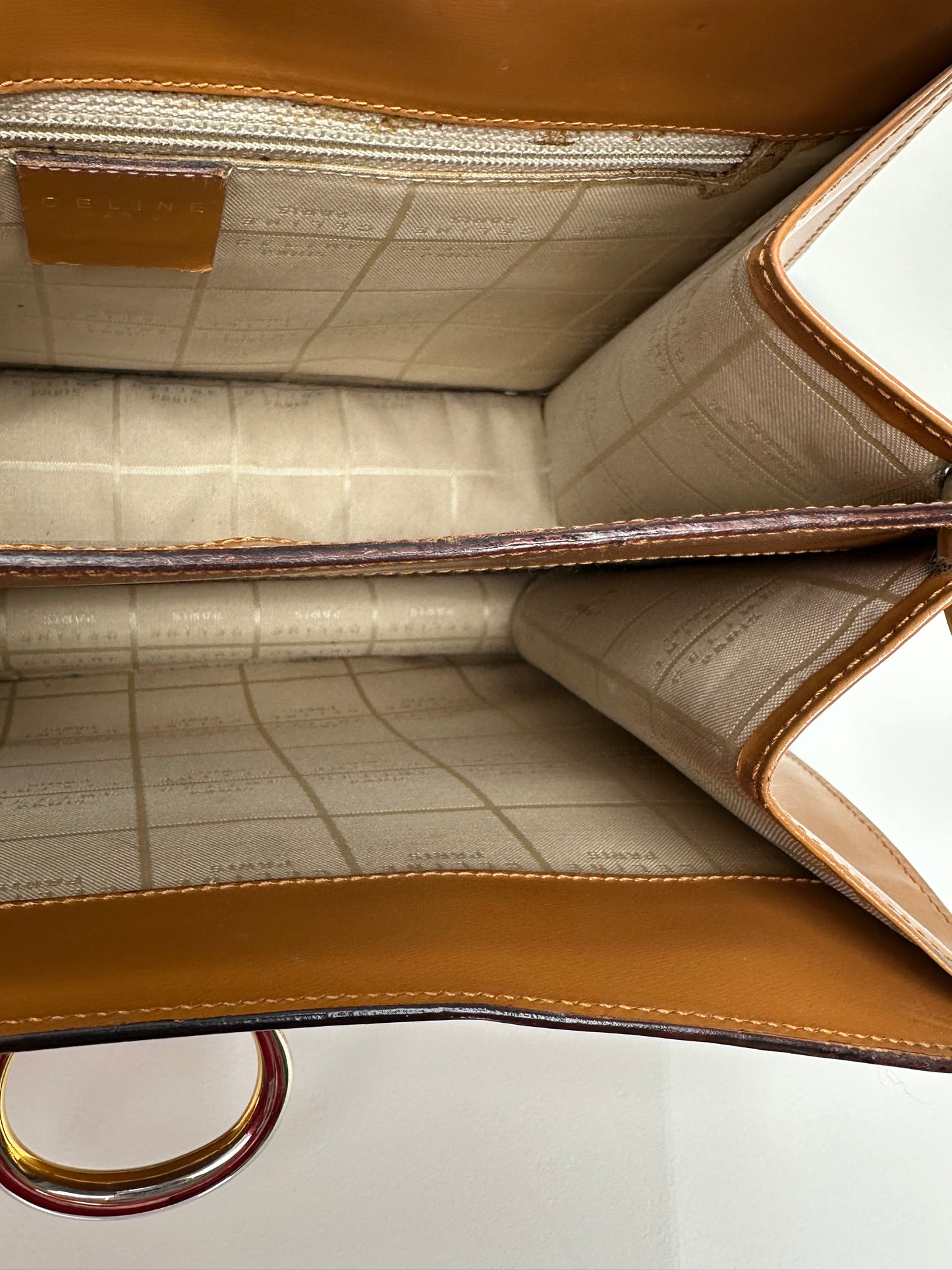 Celine Gold Calfskin Shoulder Bag GHW (As Is)