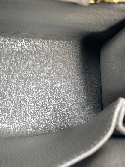 Hermes Kelly 25 Etain Epsom GHW #Y